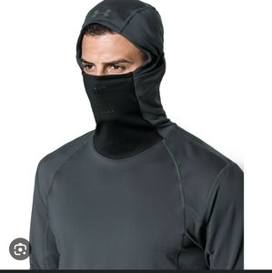 Under armor cold gear top with balaclava hood
